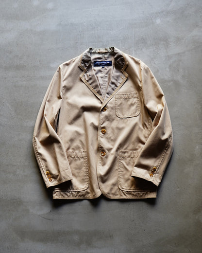 COMME des garçon Inside-Out Cotton Twill Tailored Jacket