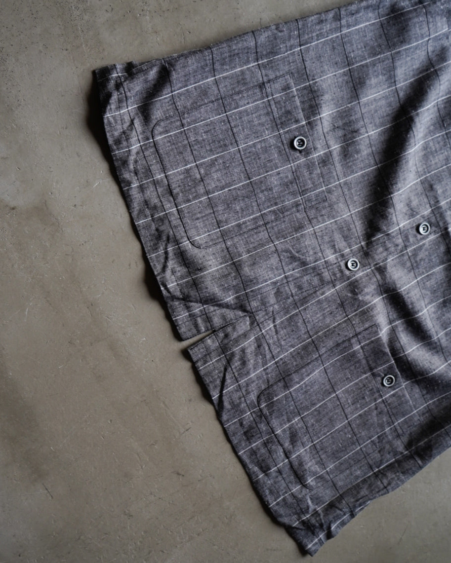 HUCKE plaid pattern  design shirt jacket