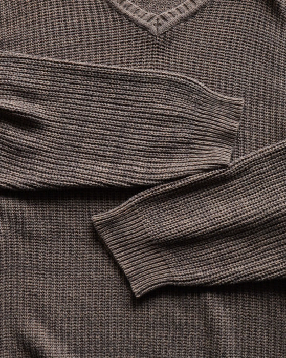 90s club room cotton v neck knit  sweater