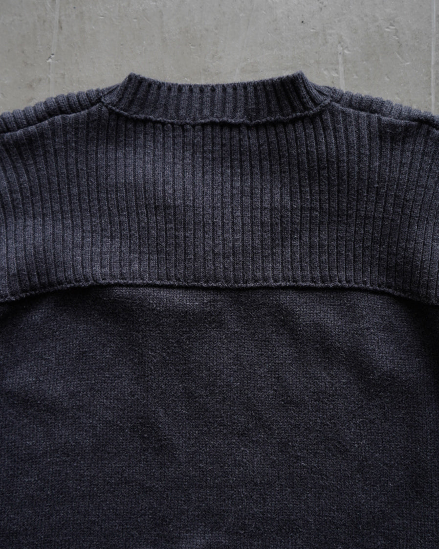 DOCKRS v neck cotton knit  sweater