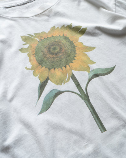 sunflower print design tee