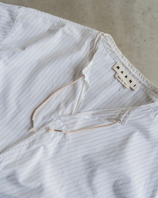 MADE IN ITALY MARNI stripe design short sleeve shirt
