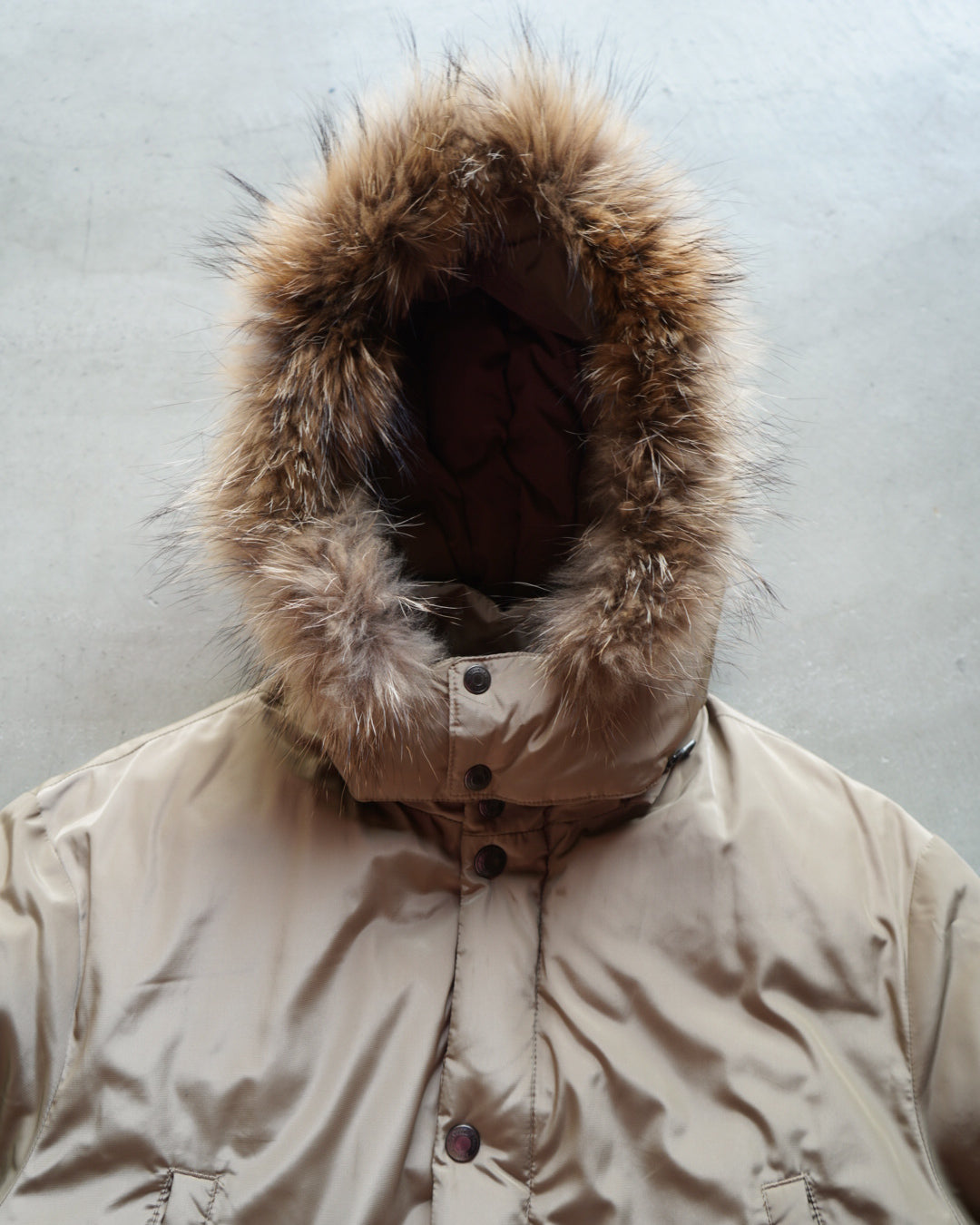 Calvin Klein Faux Fur Trim Down Parka