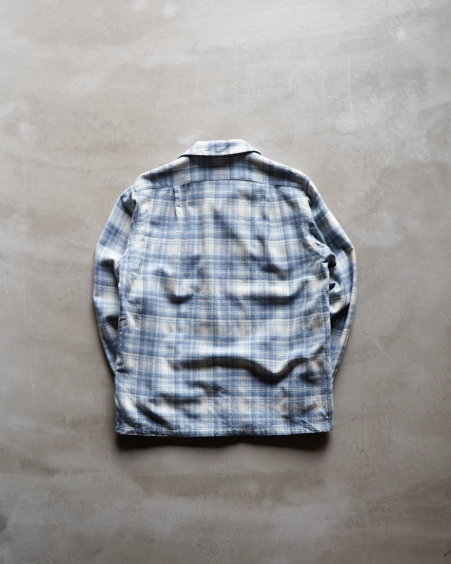 70s PENDLETON wool  plaid pattern shirt