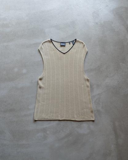 DKNY cotton rayon vest
