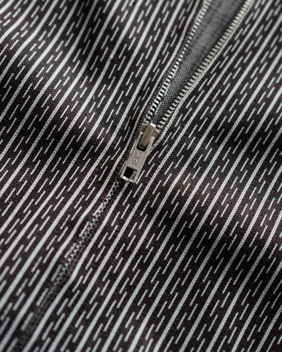 70s stripe design blouson jacket