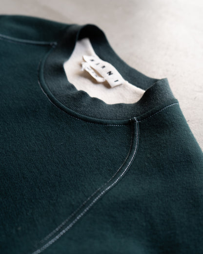 MARNI crew neck wool nylon sweat shirt