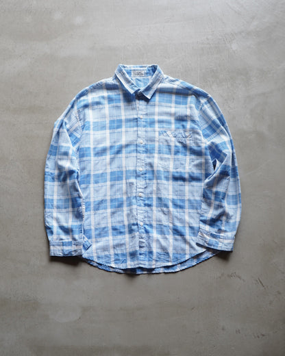 UOMO MODA check design shirt