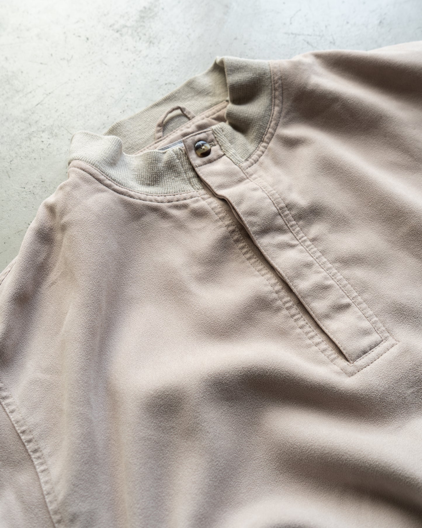 90's Nicklaus fake leather pullover