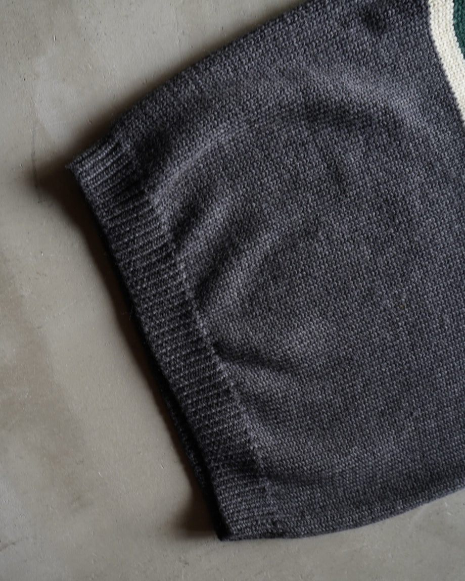 90s old gap raglan design wool v neck knit  sweater