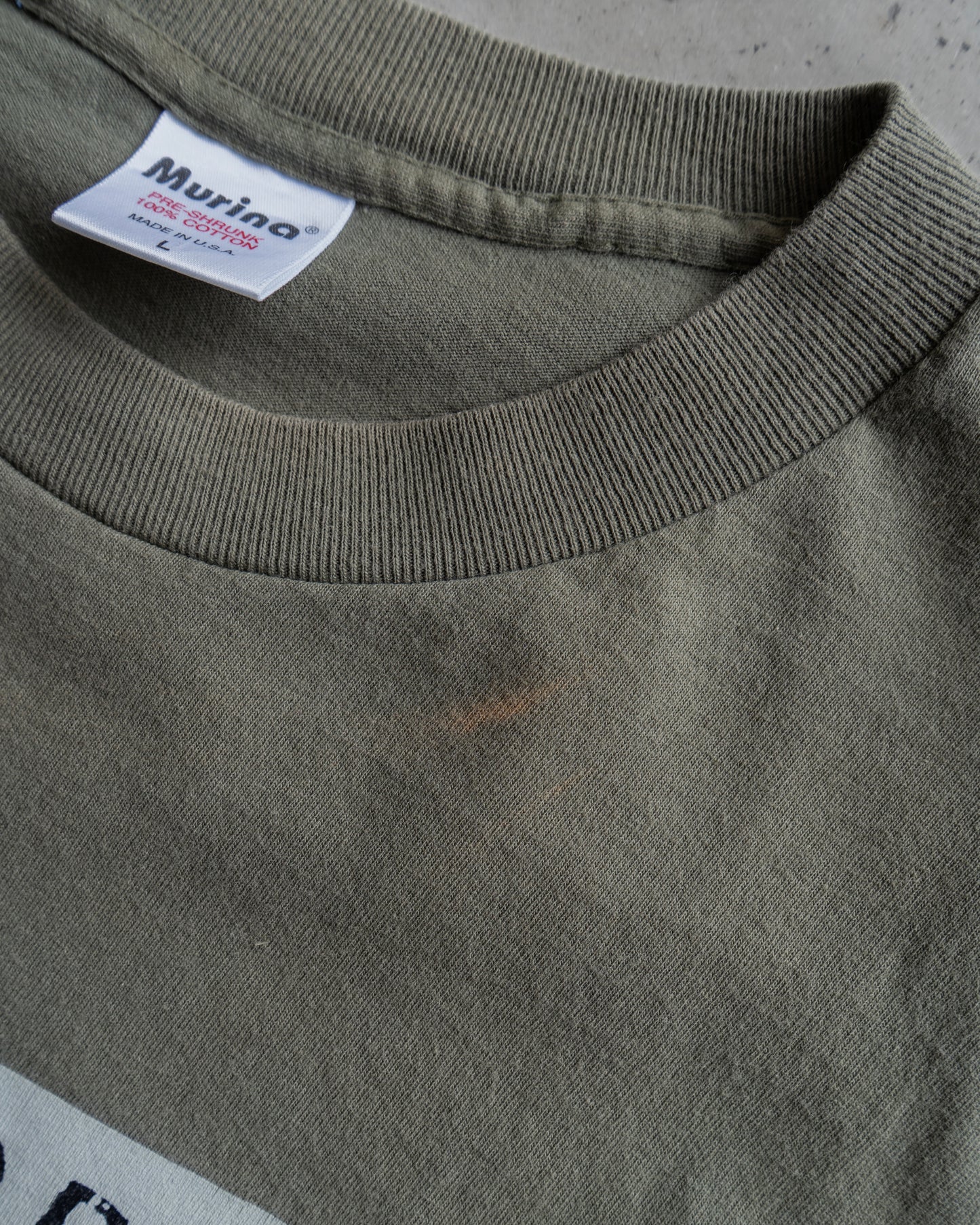 90's USA製 "OUT OF BODY" message tee