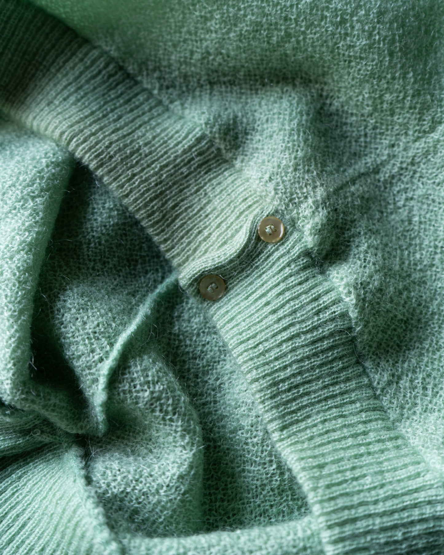 60's Puritan mohair wool v neck knit