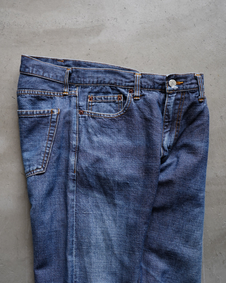COMME des GARÇONS HOMME  straight silhouette denim pants
