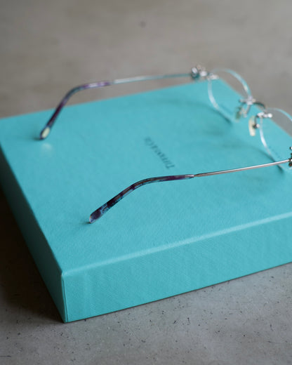 90's Tiffany & Co. rimless eyewear"purple"