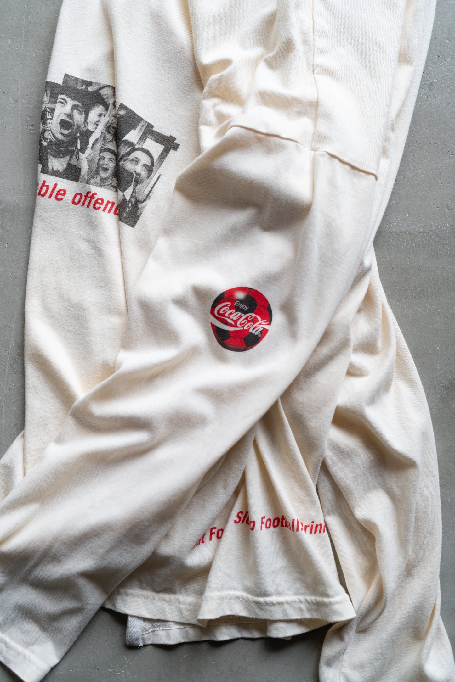 96's coca cola advertising tee