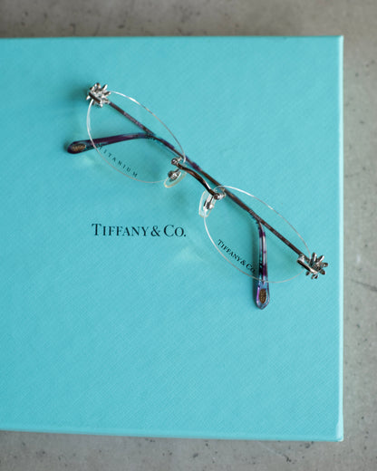 90's Tiffany & Co. rimless eyewear"purple"