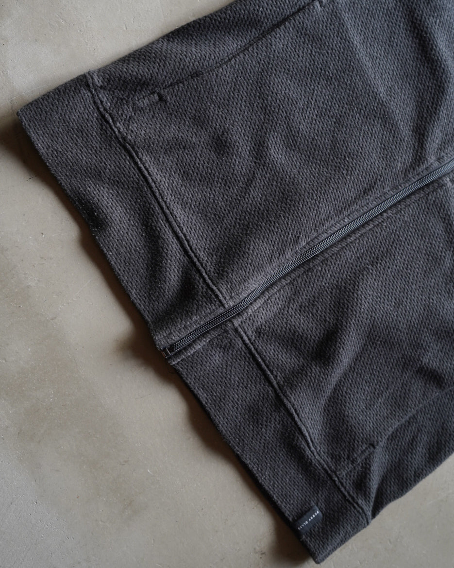 90s Perry Ellis thermal zip-up jacket