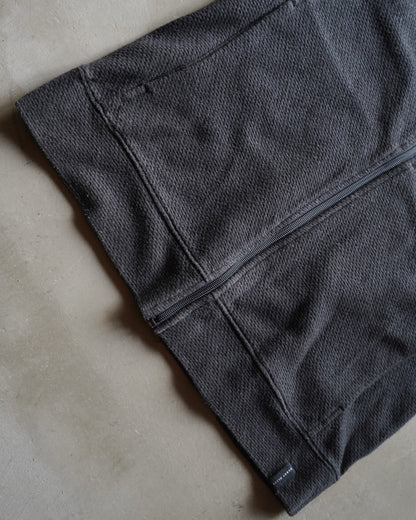 90s Perry Ellis thermal zip-up jacket