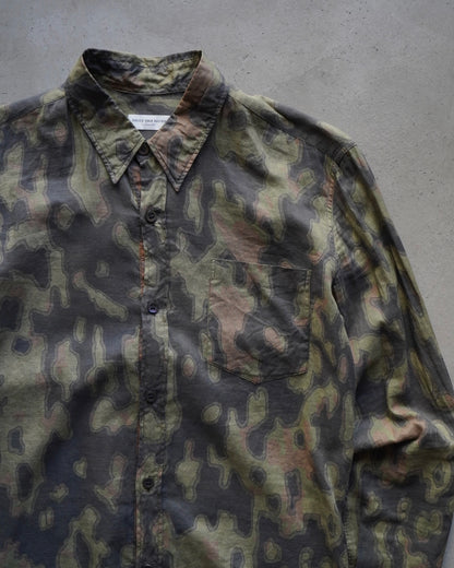 DRIES VAN NOTEN Cotton Sheer All-over design shirt