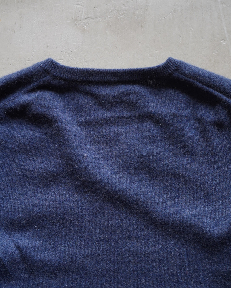 "ladies" Massimo Dutti cashmere shallow v neck knit  sweater