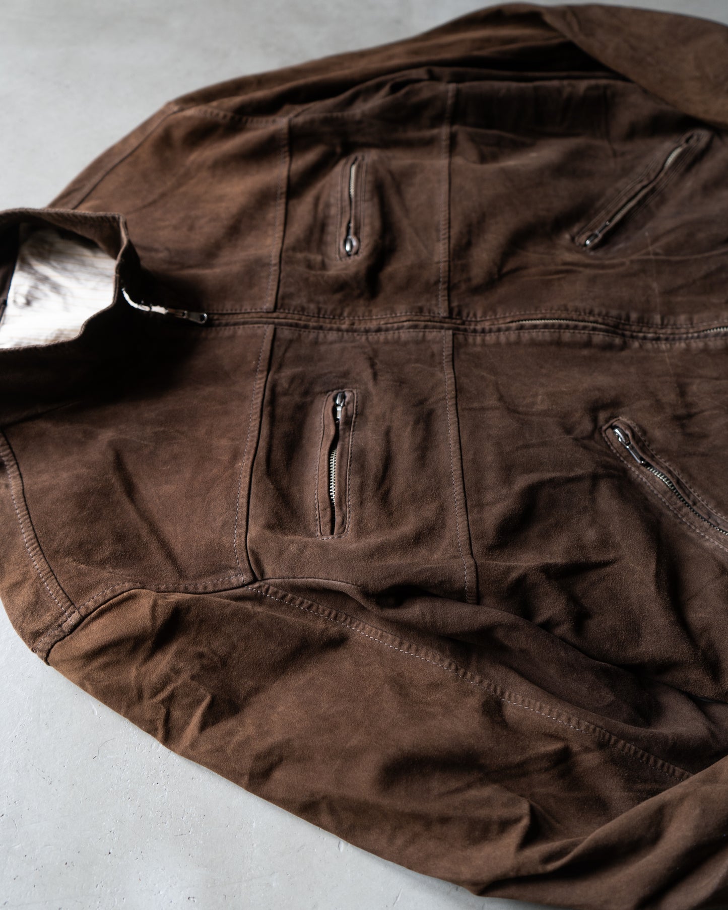 DESIREE suede leather jacket