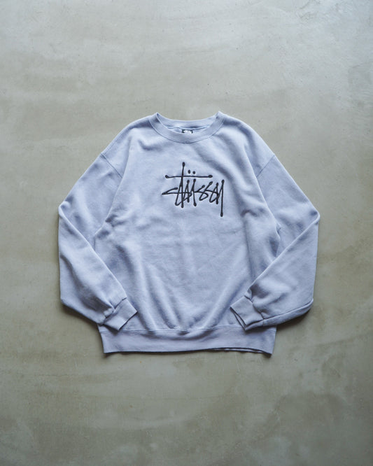 STUSSY logo design sweat