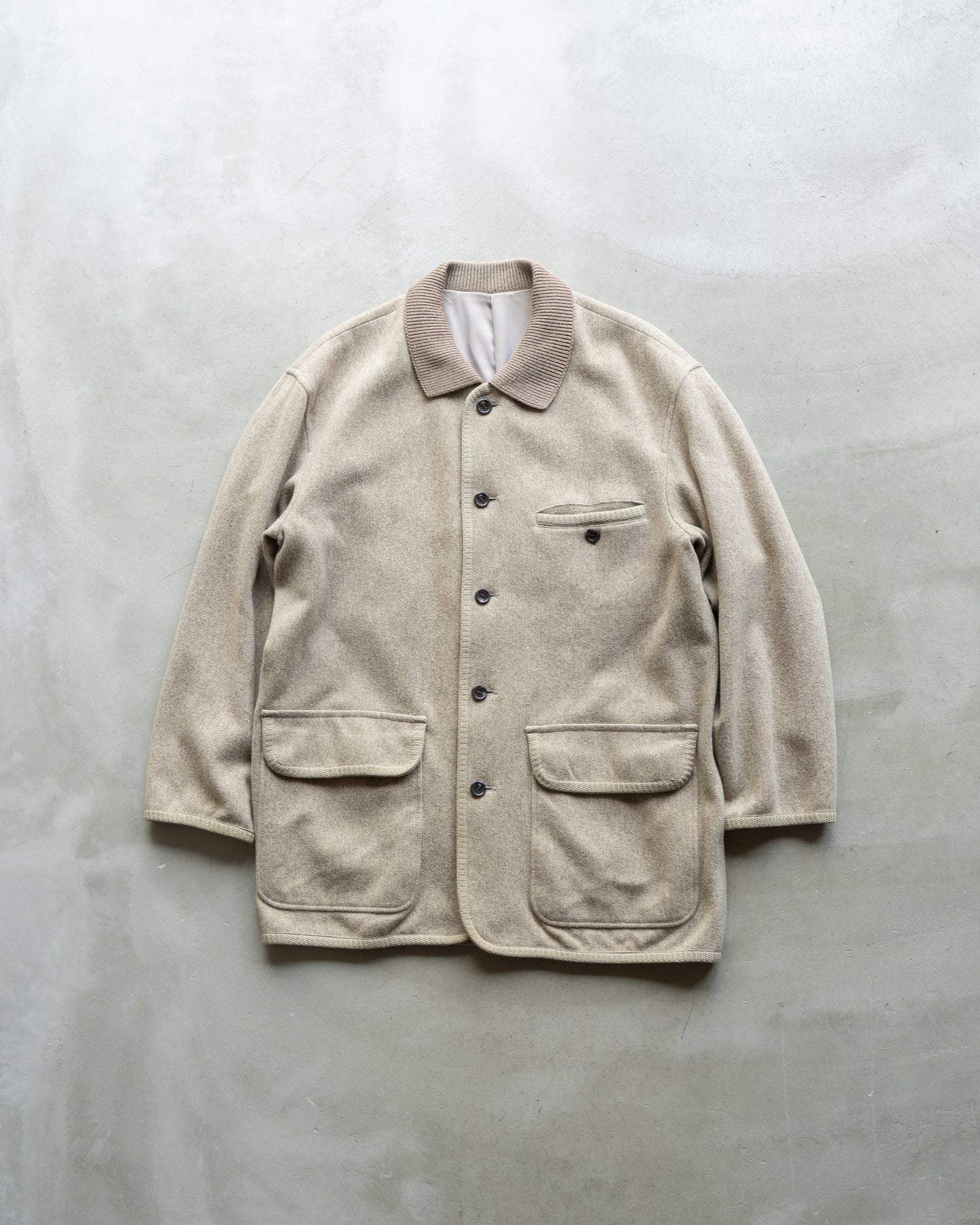 Christian Dior wool tyrolean design short coat