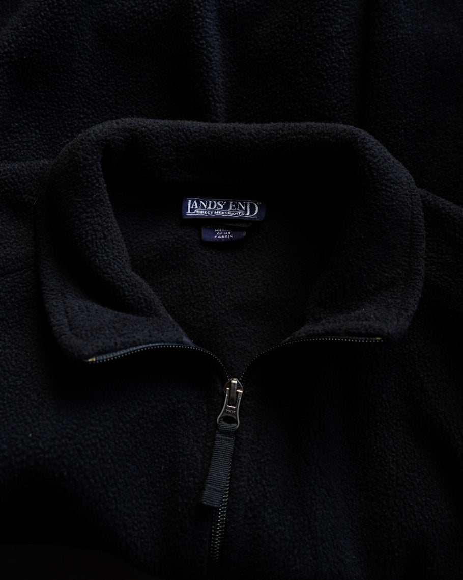 Lands’ End full zip fleece jacket