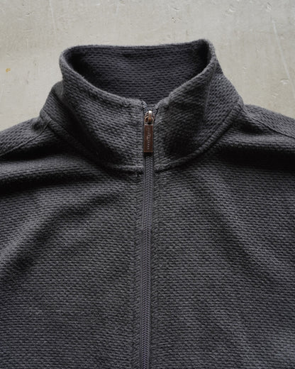 90s Perry Ellis thermal zip-up jacket