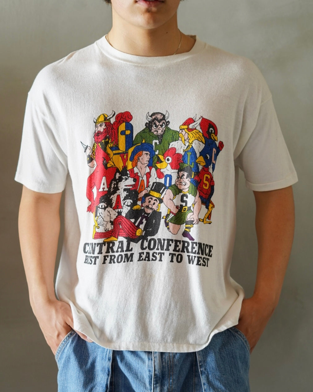"Central Conference"Character Print tee