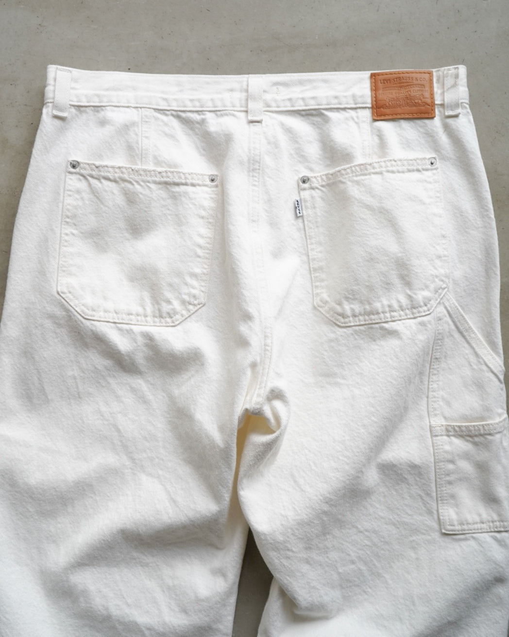 Levi's painter design loose straight silhouette denim pants