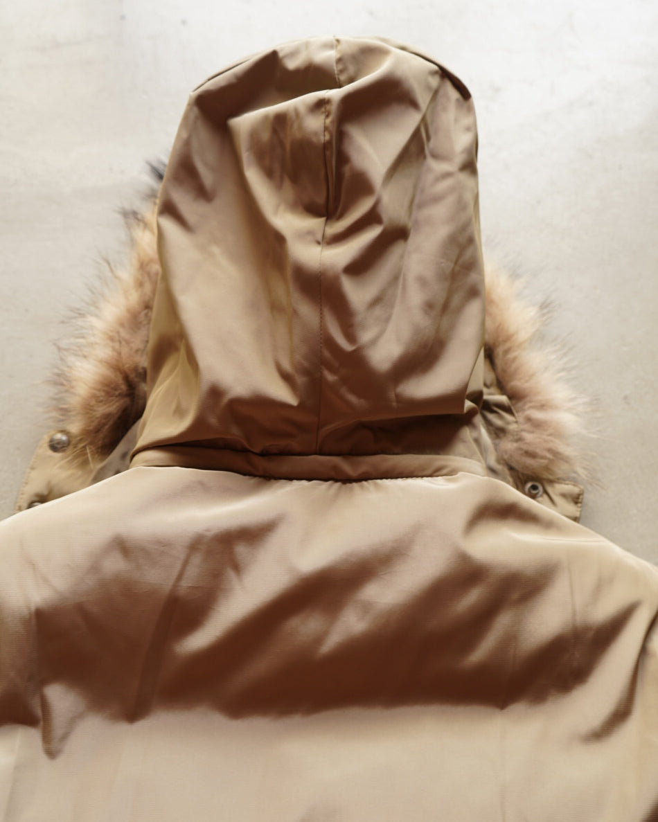 Calvin Klein Faux Fur Trim Down Parka