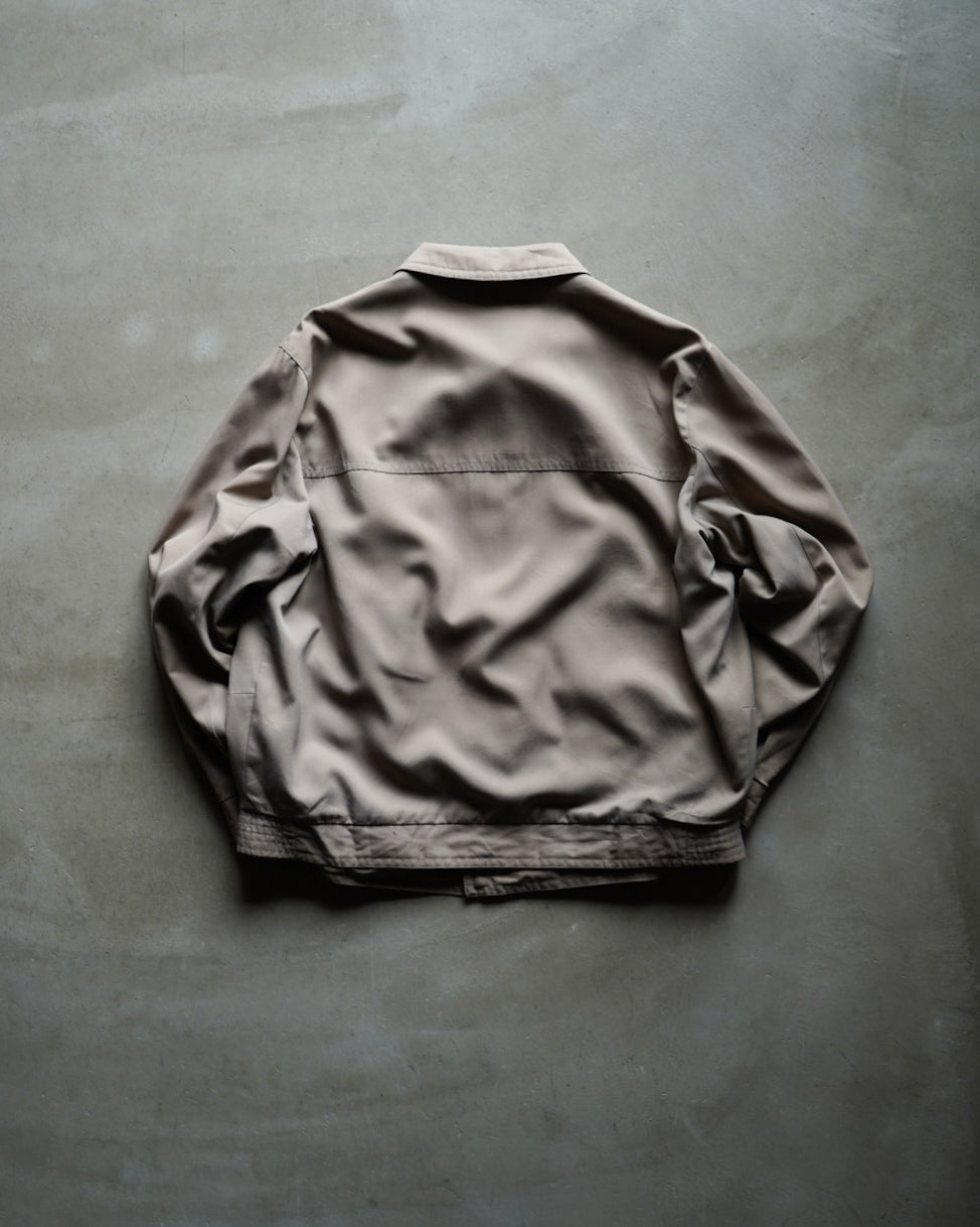 80s euro wool gabardine design swing top