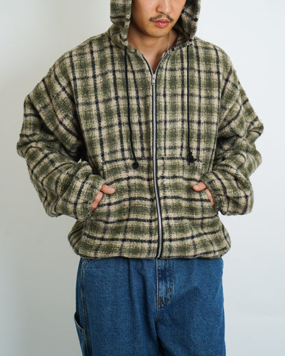 Earth Ragz check fleece design foodie jacket