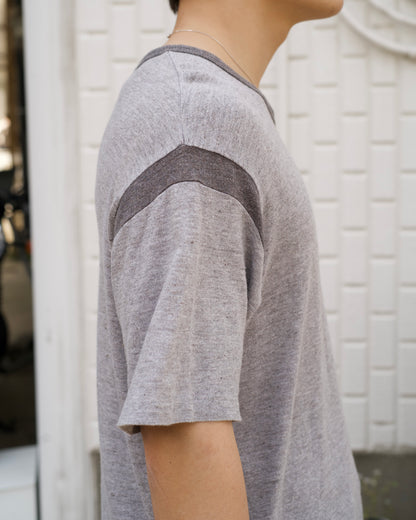 Yohji Yamamoto "Y's for men" linen cotton v-neck tee
