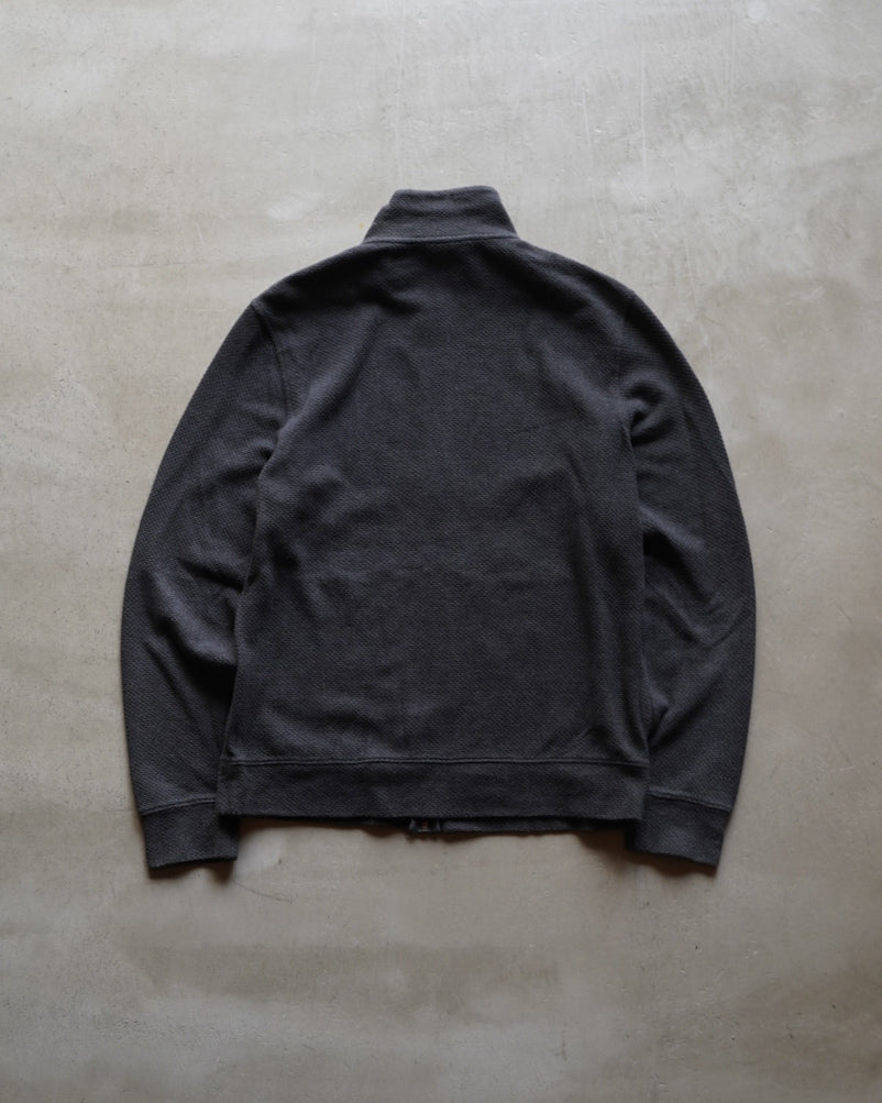 90s Perry Ellis thermal zip-up jacket