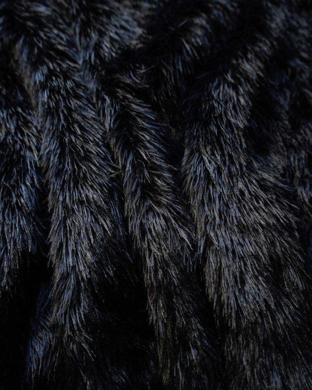 " ladies " black shaggy knit