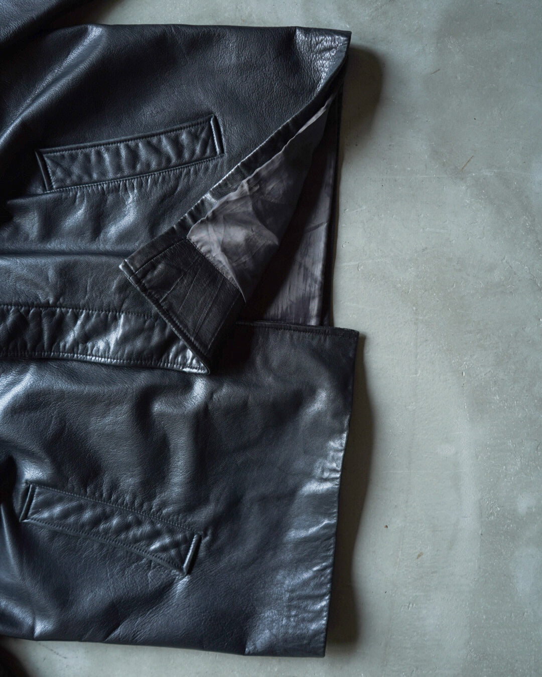 banana republic leather car coat jacket