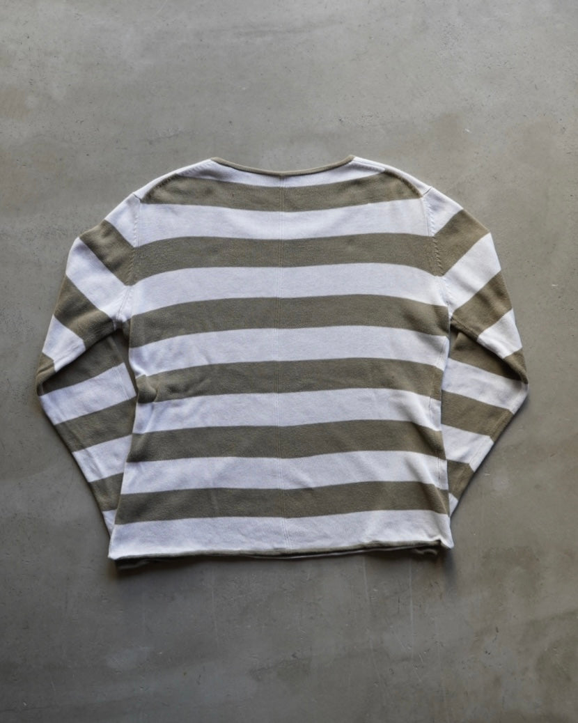 Border design summer long sleeve tee