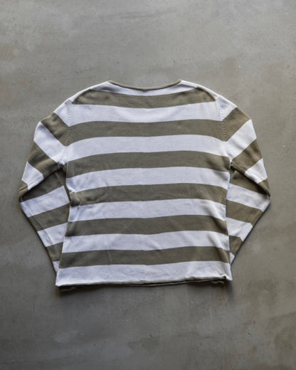 Border design summer long sleeve tee