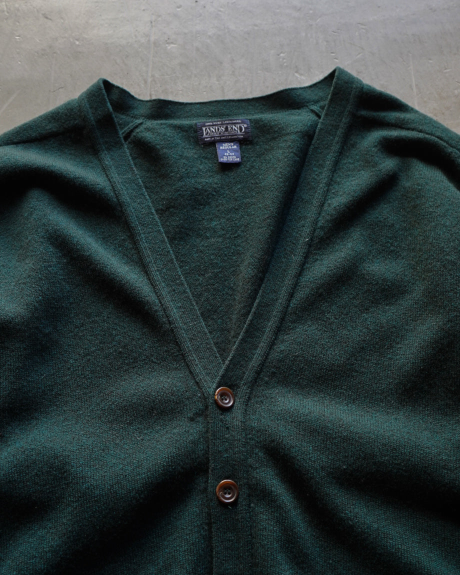 Lands’ End  wool knit cardigan