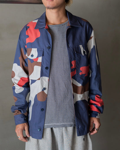 Hugo Boss Multi‑Color Abstract Camo Shirt