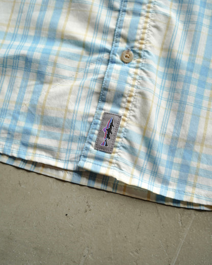 Patagonia plaid check pattern "Sun Stretch Long sleeve shirt"