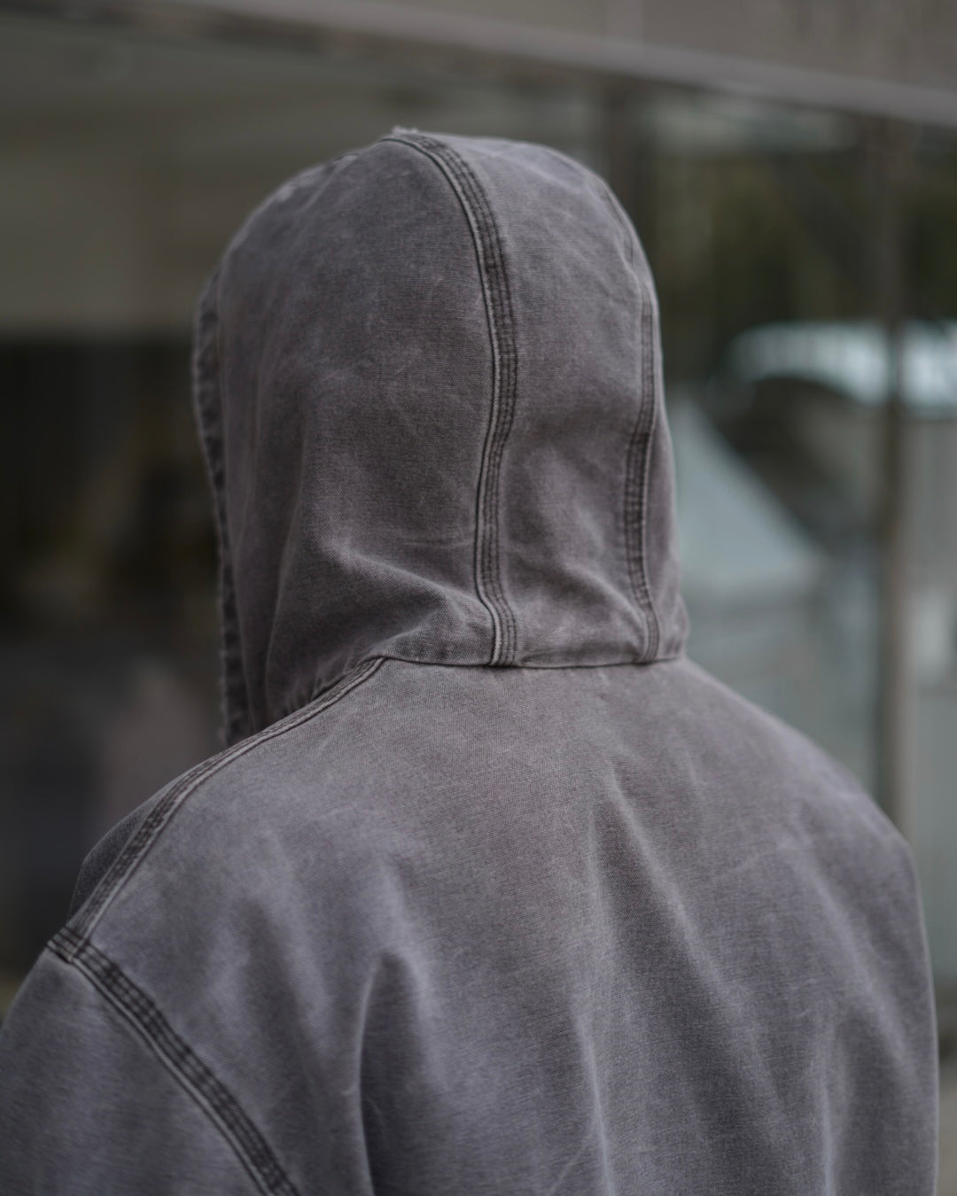 Carhatt Faded Destroyed Active Parka Jacket