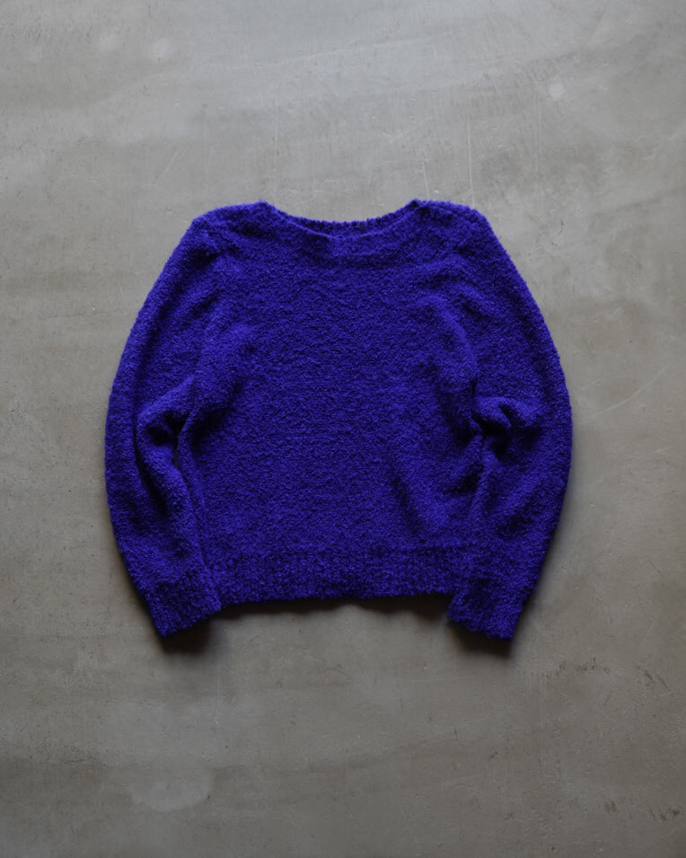 GOTHAM Acryl Shaggy Knit Sweater