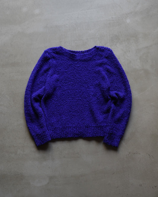 GOTHAM Acryl Shaggy Knit Sweater