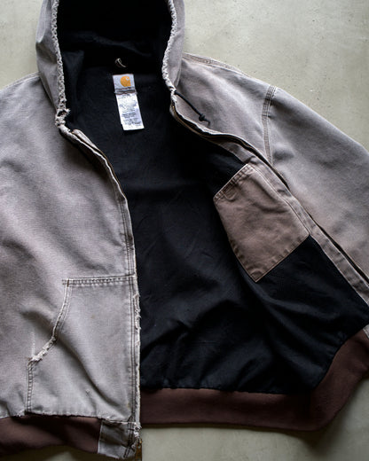 Carhatt Faded Destroyed Active Parka Jacket