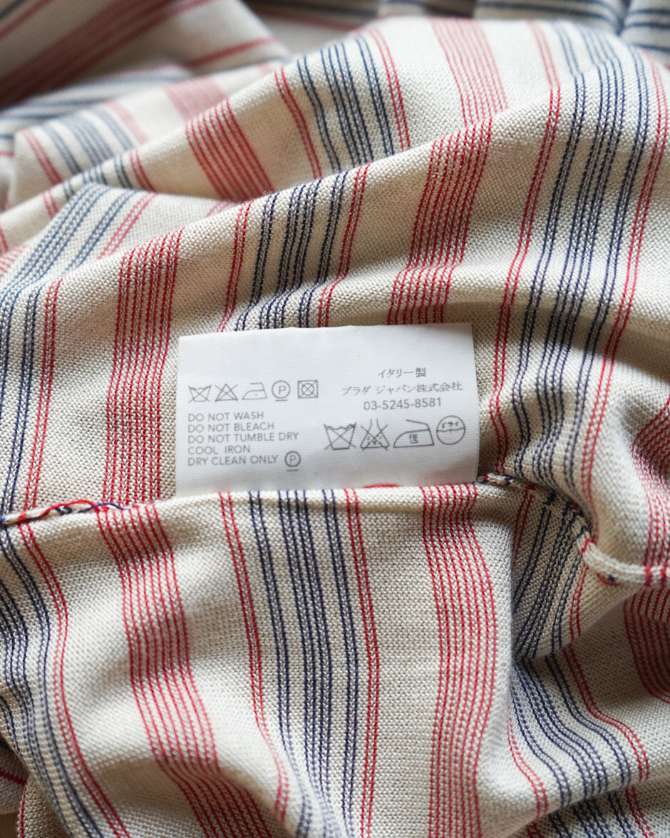 PRADA silk border knit