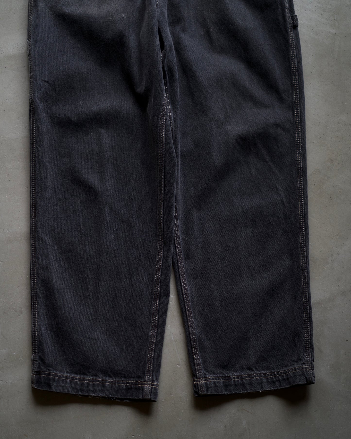 90s “MISSION BLUES”Painter Black Denim Pants