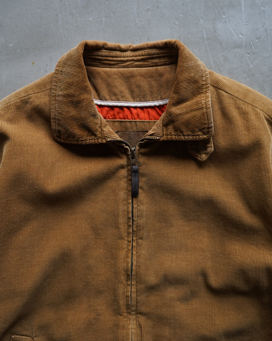 80s Corduroy padded jacket